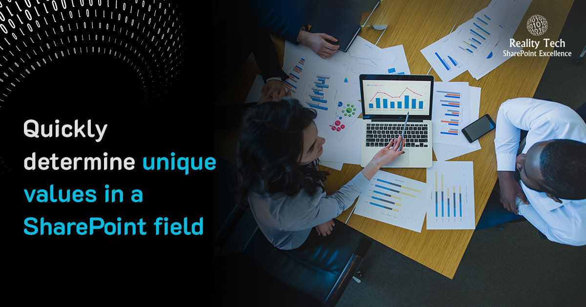 Quickly-determine-unique-values-in-a-SharePoint-field