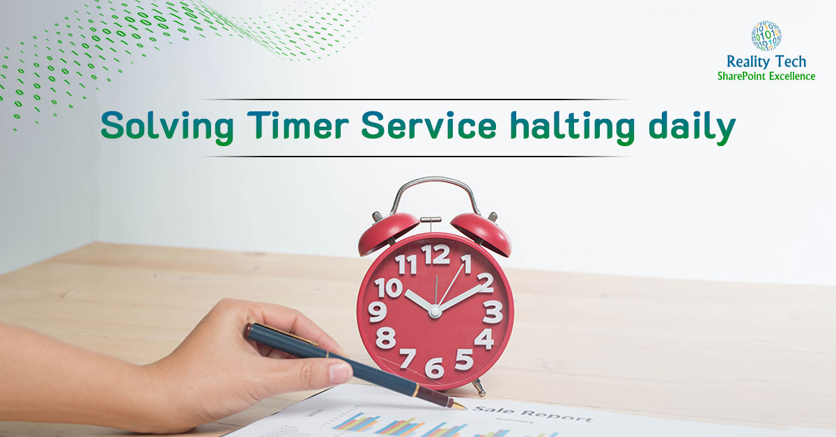 Solving Timer Service halting daily