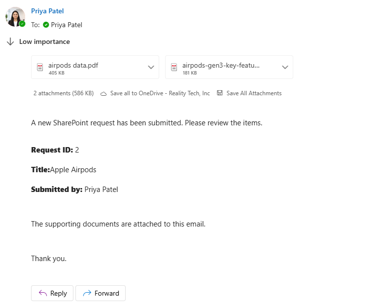 How to Send SharePoint List Item Attachments by Email Using Power Automate? 10 Save and Test the Flow