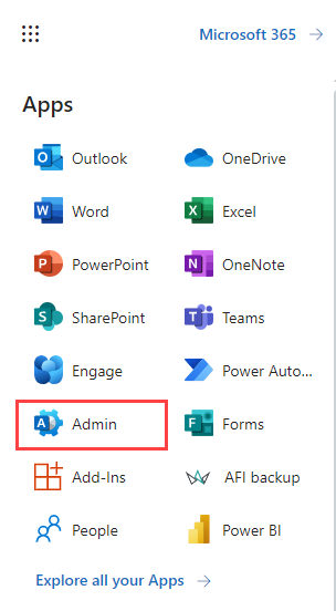 Microsoft 365 Admin