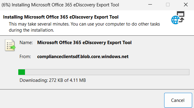 Installing Microsoft Office 365 eDiscovery Export Tool