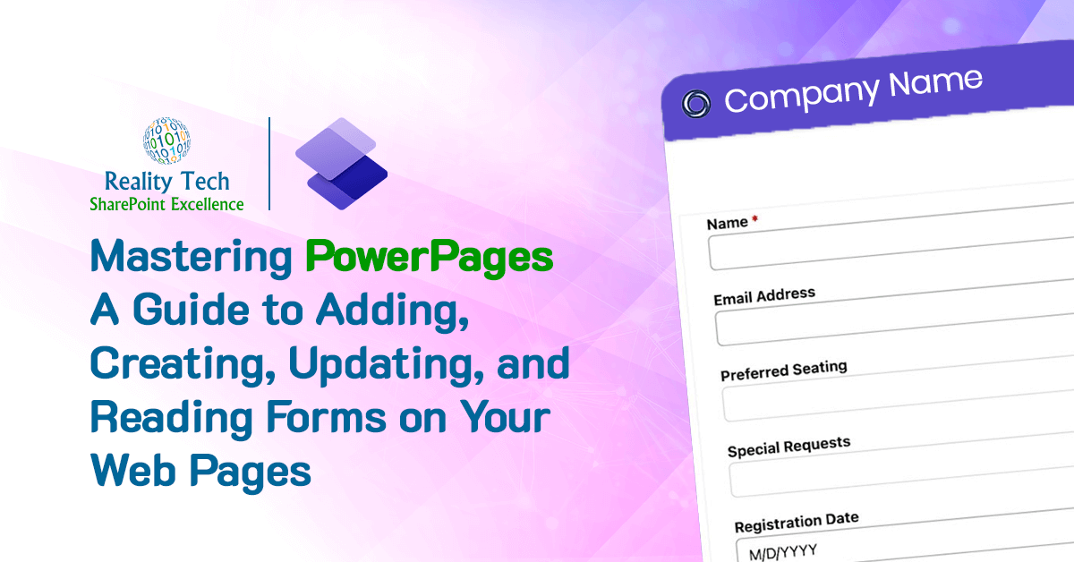 Step-By-Step Guide to Create a Forms in Power Pages