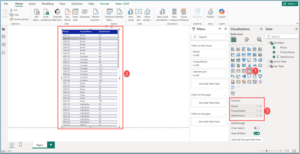 Load Your Dataset and Add Table Visual