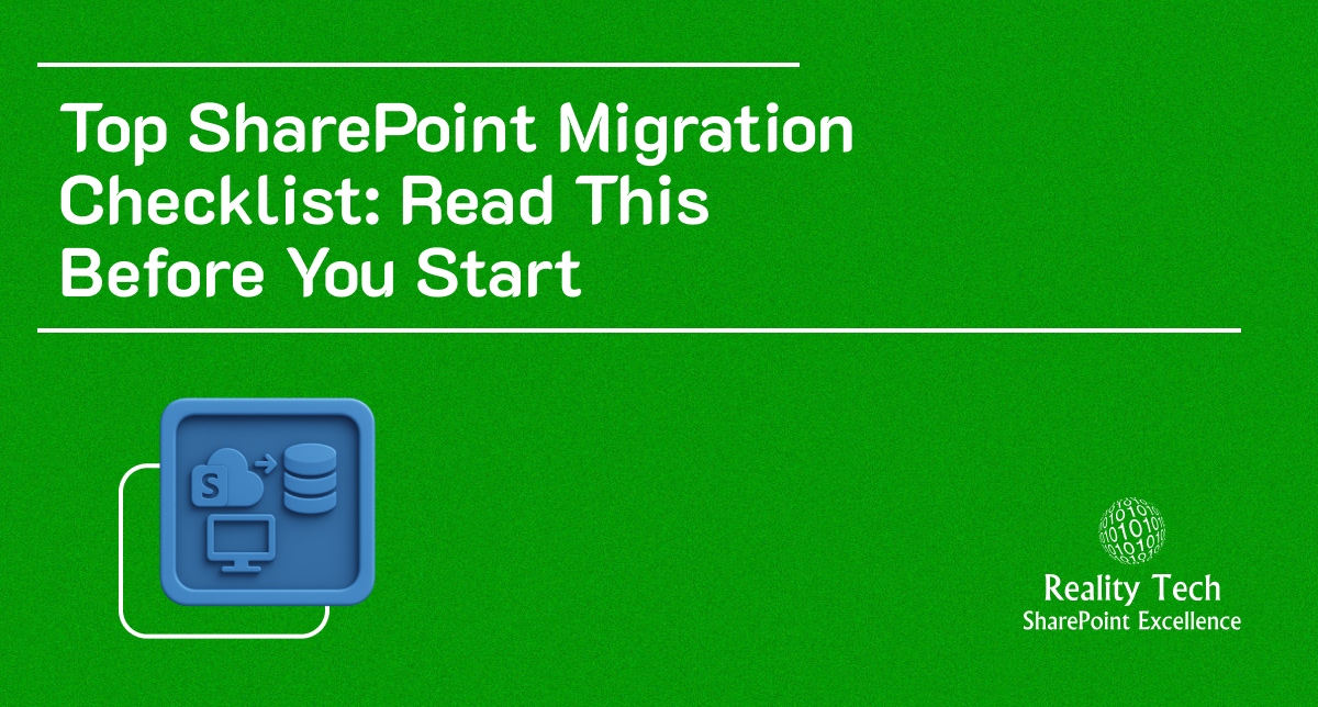 Top SharePoint Migration Checklist (2025) | Read This Before You Start 1 SharePoint Migration Checklist