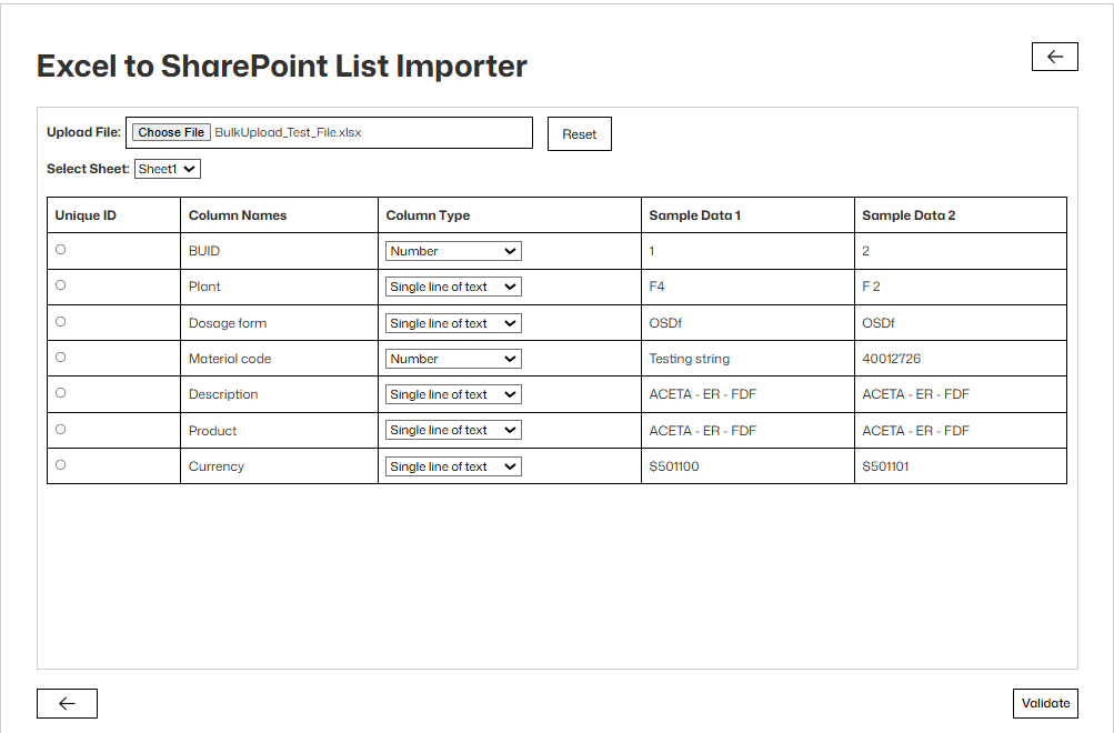 Excel To SharePoint List Importer - User Guide - Reality Tech