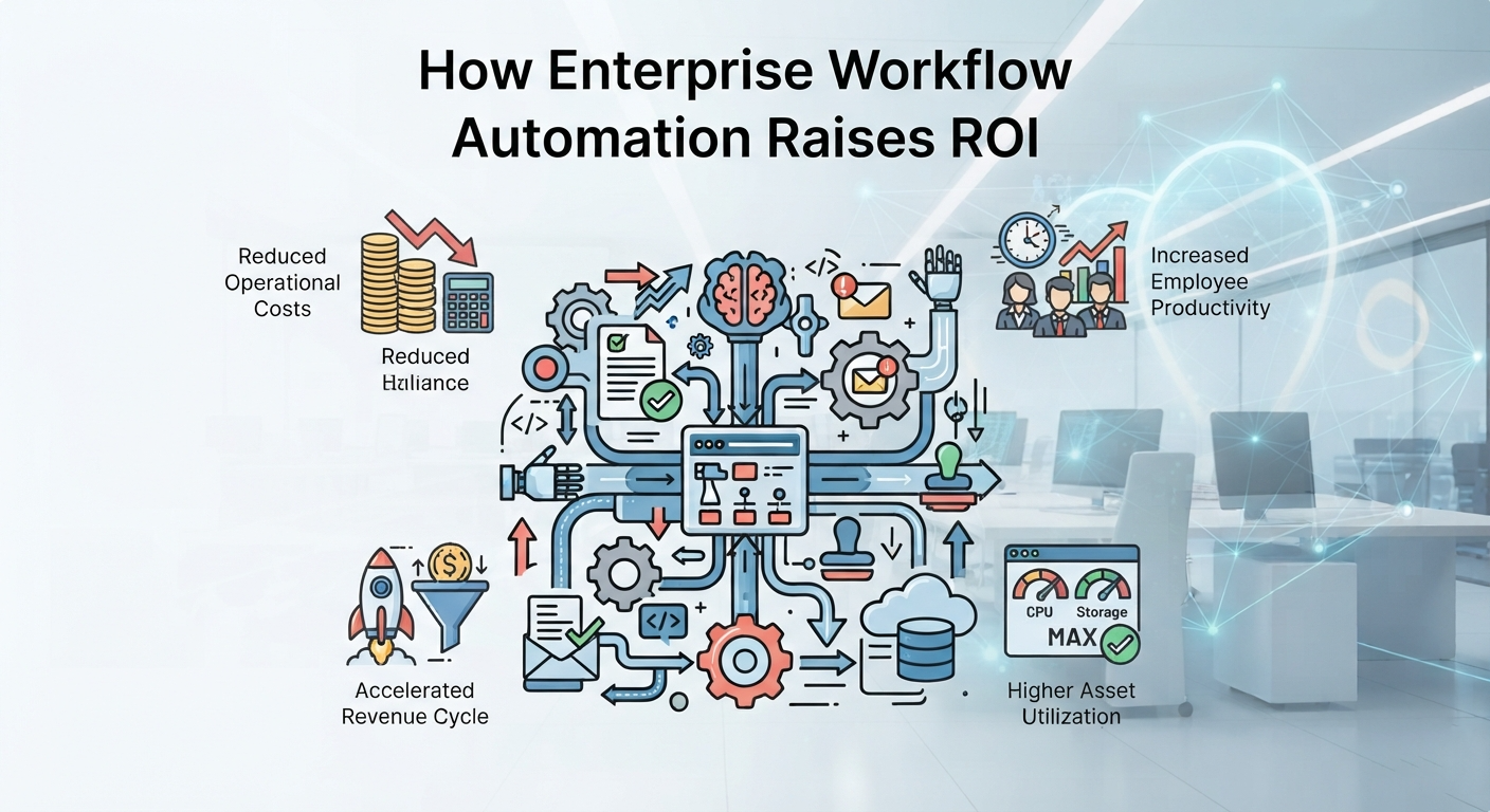 10 Best Enterprise AI Workflow Automation Tools 13 How Enterprise Workflow Automation Raises ROI